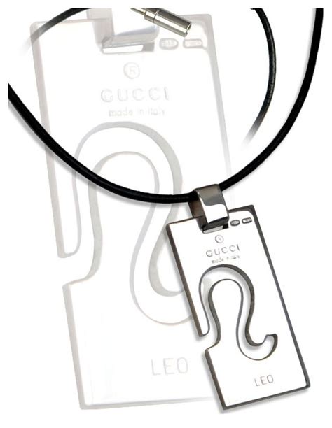 gucci zodiac pendant|gucci pendant men.